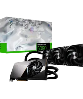Видео карта MSI Video Card NVIDIA GeForce RTX 5090 32G SUPRIM LIQUID SOC 32GB GDDR7 512-bit 2580 MHz Boost (Gaming Mode)