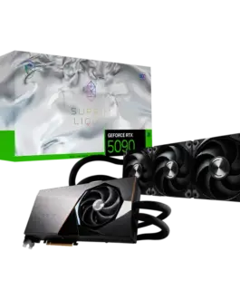 Видео карта MSI Video Card NVIDIA GeForce RTX 5090 32G SUPRIM LIQUID SOC 32GB GDDR7 512-bit 2580 MHz Boost (Gaming Mode)