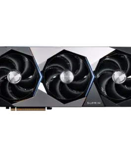 Alternative view of Видео карта MSI Video Card Nvidia GeForce RTX 5090 32G SUPRIM SOC (32GB GDDR7/512bit, PCI-E Gen 5 x16, 3xDP, 1xHDMI, Recommended PSU 1000W, 3 fans)