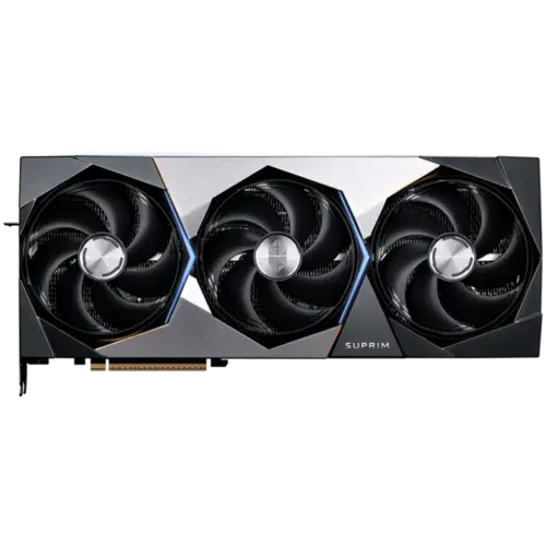 Alternative view of Видео карта MSI Video Card Nvidia GeForce RTX 5090 32G SUPRIM SOC (32GB GDDR7/512bit, PCI-E Gen 5 x16, 3xDP, 1xHDMI, Recommended PSU 1000W, 3 fans)