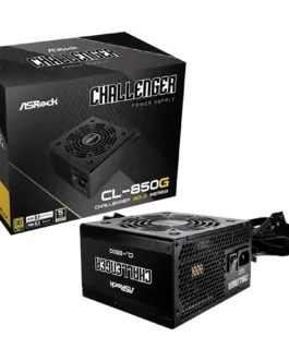 Захранване за компютър Asrock CL-850G 850W 80 Plus GOLD Non Modular PSU 2x EPS 12V CPU(4+4pin) 4x PCIe (6+2pin) 2x 4-pin