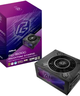 Захранване за компютър Asrock PG-1600G 1600W 80 Plus Gold Fully Modular PSU Japanese Capacitors 2x EPS 12V CPU(4+4pin) 2