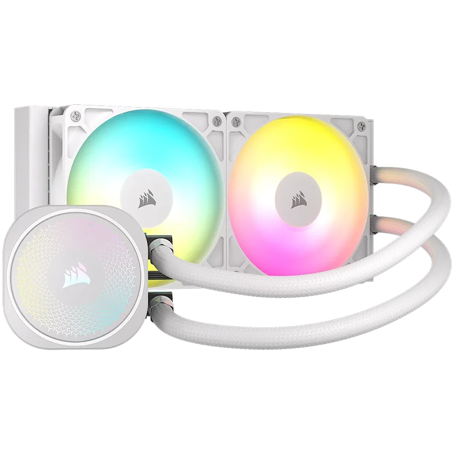 Охладител за процесор Охладител CORSAIR NAUTILUS 240 ARGB White, 240mm Radiator, Liquid CPU Cooler - Image 50