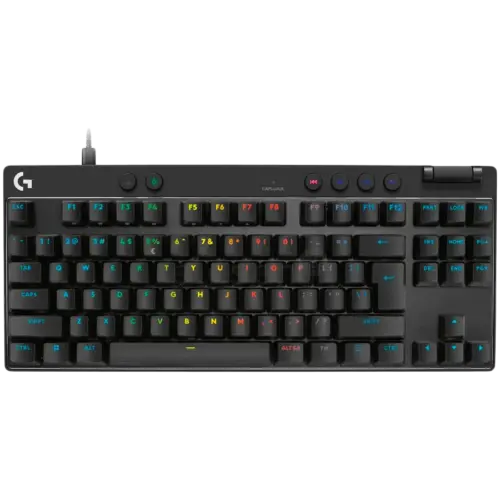 Геймърска клавиатура LOGITECH PRO X TKL RAPID Gaming Keyboard - BLACK - US INTL - USB - EMEA28i-935 -
