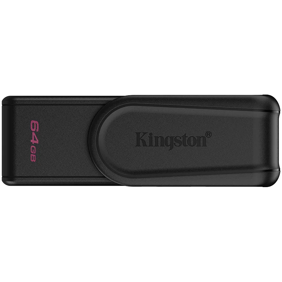 USB памет Kingston 64GB Portable USB 3.2 Gen 1 DataTraveler Exodia S (Black/Black)