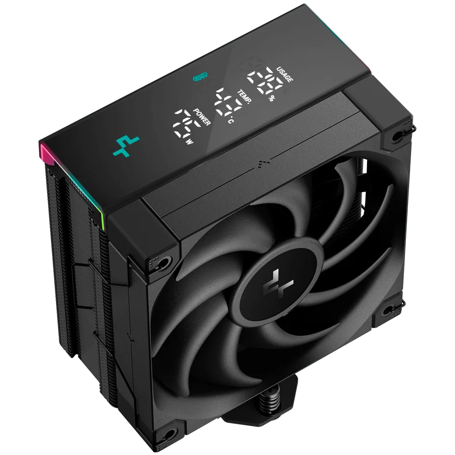 Охладител за процесор Охладител DeepCool AK400 DIGITAL PRO, CPU Air Cooler, 1x120mm FT12 SE PWM Fan, Digital Display, ARGB, Core Touch Technology 2.0, 4 Heatpipes, LGA1851/1700/1200/115x, AMD AM5/AM4, 126x97x159 mm(LxWxH), 3Y, R-AK400-BKAPMN-G - Image 118