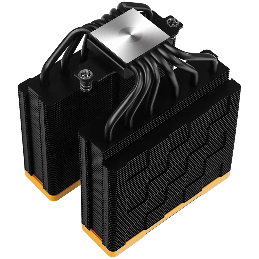 Охладител за процесор Охладител DeepCool AK620 ZERO DARK ZORIA, CPU Air Cooler, 2x120mm PWM Fan, 6 Heatpipes, LGA2066/2011-v3/2011/1700/1200/115x, AMD AM5/AM4, 129x138x160 mm(LxWxH), 3Y, R-AK620-BKNPMN-E - Image 90