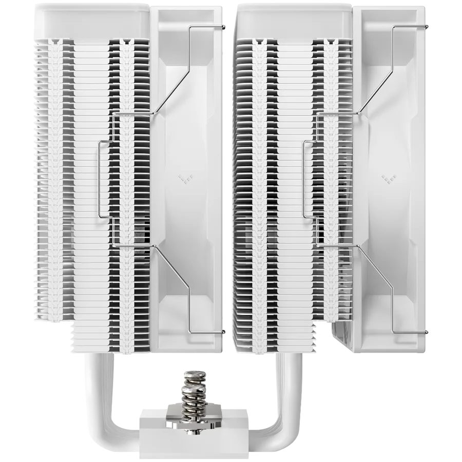 Охладител за процесор Охладител DeepCool AG620 WH ARGB V2, CPU Air Cooler, 2x120mm ARGB PWM Fan, Core Touch Technology 2.0, 6 Heatpipes, White, LGA1851/1700/1200/115x, AMD AM5/AM4, 129x136x161 mm(LxWxH), 2Y, R-AG620-WHAMMN-GJD - Image 100