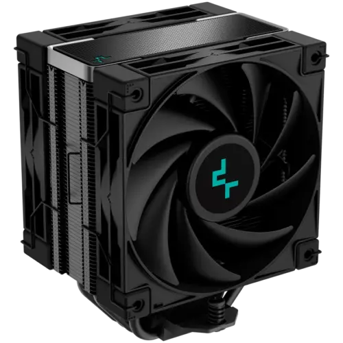 Охладител за процесор Охладител DeepCool AK400 ZERO DARK PLUS CPU Air Cooler 2x120mm FDB PWM Fan Core Touch Technology 2