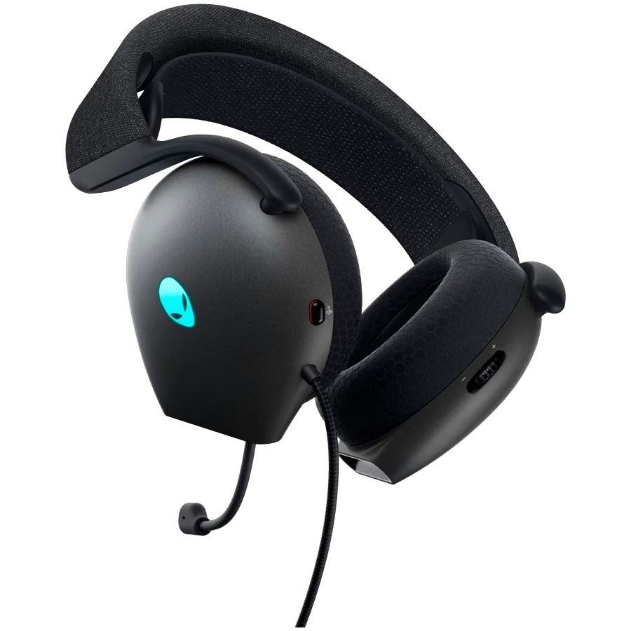 Геймърски слушалки Alienware Wired Gaming Headset - AW520H (Dark Side of the Moon) - Image 32