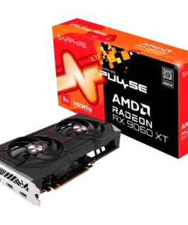 Видео карта SAPPHIRE PULSE AMD Radeon RX 9060 XT OC 8GB GDDR6 8-bit DP 2x HDMI