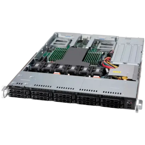 Сървър Supermicro assembled server based on AS-1114CS-TNR Milan 7313P CPU 4x 16GB DDR4 Micron 7450 MAX 400GB NVMe PCIe 4