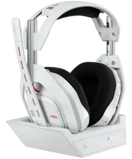 Геймърски слушалки LOGITECH Astro A50 LIGHTSPEED Wireless Gaming Headset + Base Station - WHITE - 2.4GHZ - PLUGC -