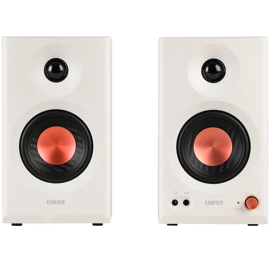Тонколона Edifier MR3 Active Studio Monitors, BT V5.4, RCA, AUX, 1-inch Tweeters, 3.5-inch Drivers, 36W (RMS), Tone Control Dials, White - Image 35