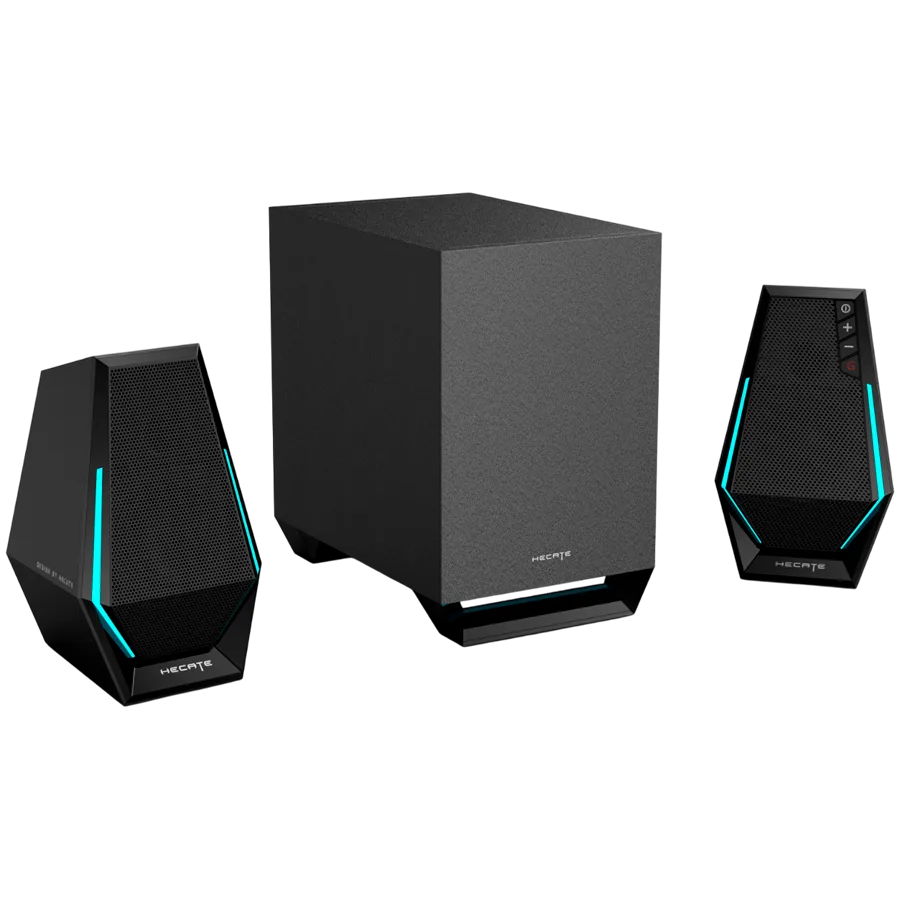 Тонколона Edifier G1500 MAX 2.1 Audio System, BT V5.3, USB, AUX, 2.5-inch Drivers, 4-inch Subwoofer, RGB Lighting, 30W (RMS), Black - Image 28