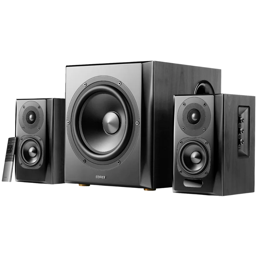 Тонколона Edifier S351DB 2.1 Audio System BT V5.1 Optical Coaxial RCA 8-inch Subwoofer 3.5-inch Drivers 0.75-inch Tweete