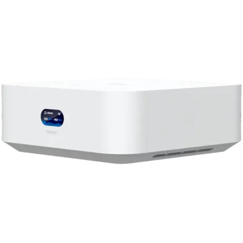 Рутер Ubiquiti UniFi Express 7 UX7 Mesh-scalable super-compact 10G Cloud Gateway with integrated WiFi 7 10 GbE RJ45 WAN