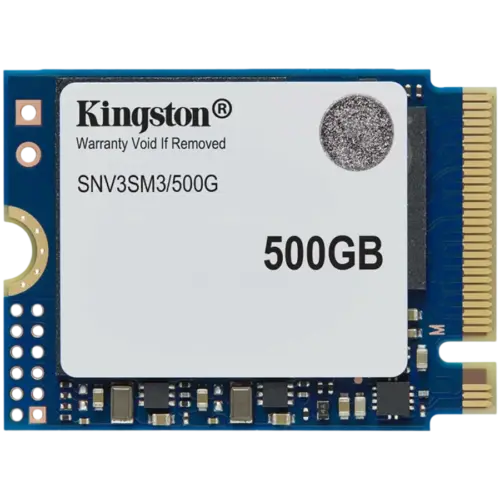 SSD диск Kingston 500GB NV3 SSD M.2 2230 PCIe 4.0 NVMe Read: 5000/ Write: 3000MB/s