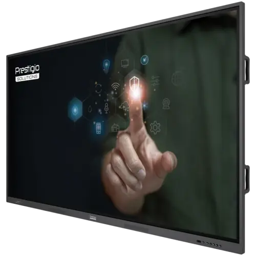 Alternative view of Широкоформатен дисплейPRESTIGIO SOLUTIONS Multiboard 75" Light Series UHD 4K, Android 13.0, Wi-Fi, 40TP, touch pen