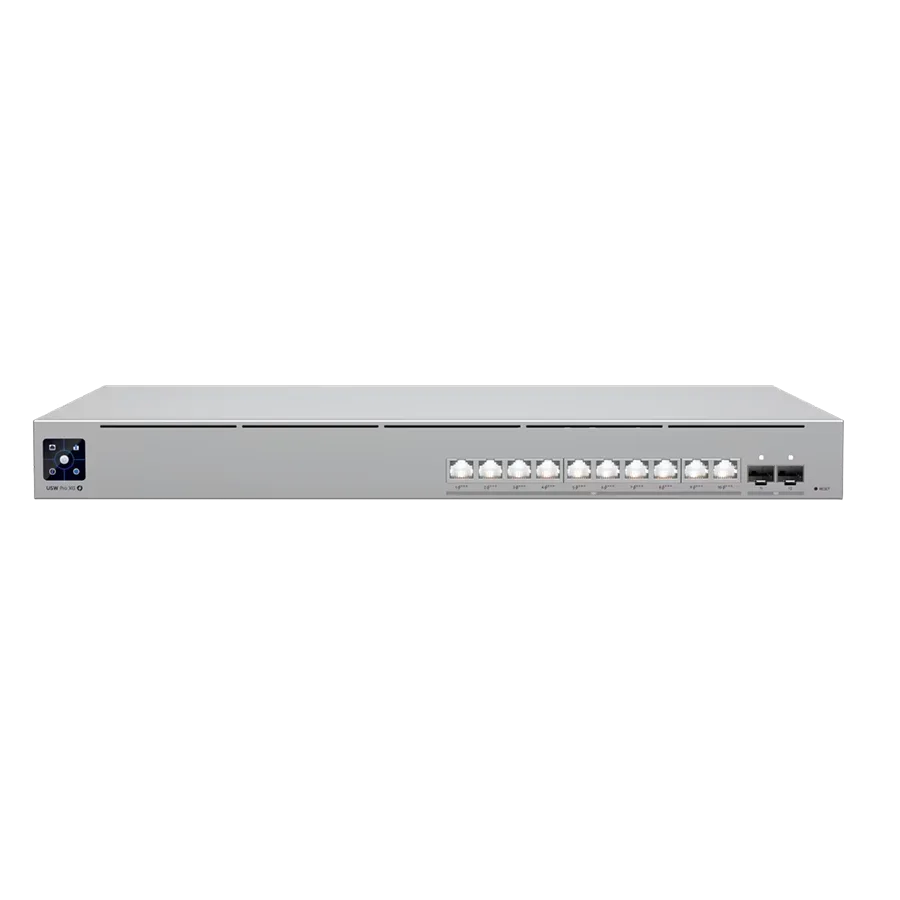 Kомутатор Ubiquiti Layer 3 Etherlighting USW-Pro-XG-10-PoE-EU (10) 10 GbE and (2) 10G SFP+