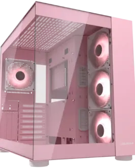 Кутия за компютър COUGAR FV150 RGB PC Case Mid tower Pink