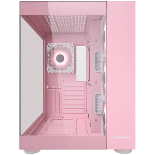 Alternative view of Кутия за компютър COUGAR FV150 RGB PC Case, Mid tower, Pink