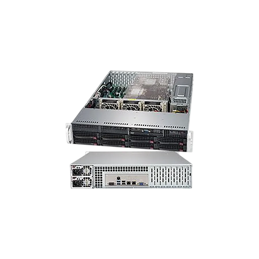 Сървър Supermicro assembled server based on SYS-6029P-TR CLX 4210R CPU 2x 16GB DDR4 RAID SAS 9361-8i 12Gb/s SAS/SATA 8-p