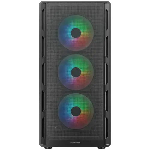 Alternative view of Кутия за компютър COUGAR AIRFACE PURE RGB PC Case, Mid Tower, Black