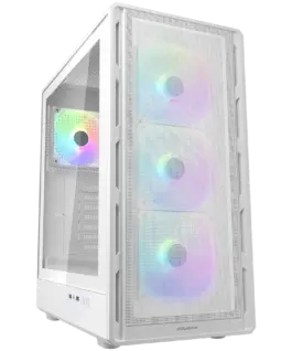 Кутия за компютър COUGAR AIRFACE PURE RGB PC Case Mid Tower White