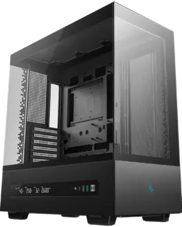 Кутия за компютър DeepCool CH690 DIGITAL Mid Tower Mini-ITX/Micro-ATX/ATX 2xUSB3.0 1xType-C 1xAudio Tempered Glass Mesh