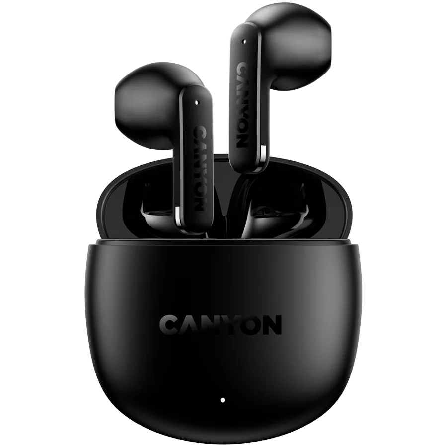 Bluetooth слушалки CANYON TWS headset OnGo 13 Semi-in-ear Black