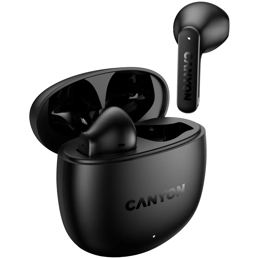 Bluetooth слушалки CANYON TWS headset OnGo 13 Semi-in-ear Black - Image 28