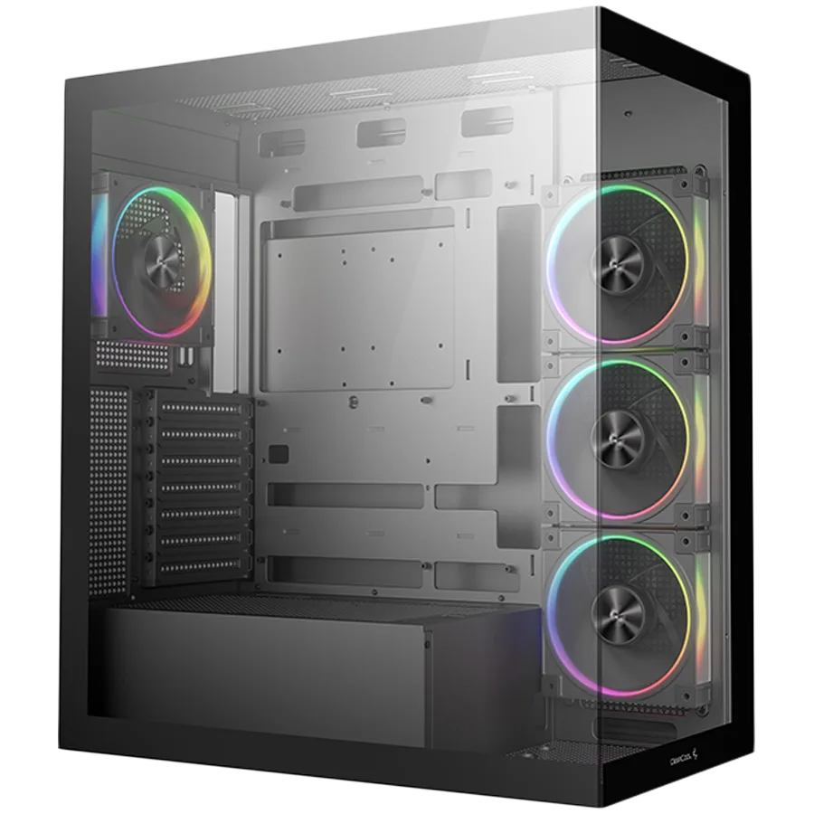 Кутия за компютър DeepCool CG580 4F V2 Mid Tower Mini-ITX/Micro-ATX/ATX Rear Connector support 2xUSB3.0 1x Type-C Gen2 1