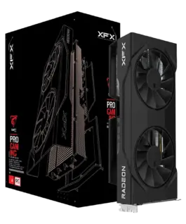Видео карта XFX SWIFT AMD Radeon RX 9060 Gaming Edition with 8GB GDDR6 HDMI 2xDP AMD RDNA 4 black box SI