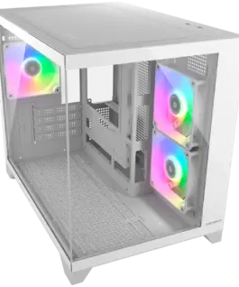 Alternative view of Кутия за компютър COUGAR FV150 Mini RGB PC Case, Mid tower, White