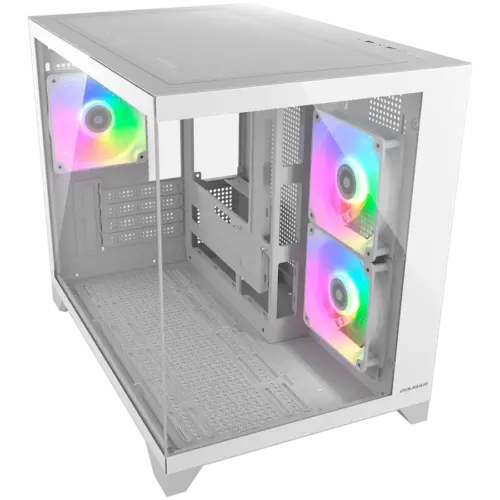 Alternative view of Кутия за компютър COUGAR FV150 Mini RGB PC Case, Mid tower, White