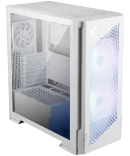 Кутия за компютър MSI MPG VELOX 300R AIRFLOW PZ WHITE Mid-Tower E_ATX/ATX(Back-connect supported)/M-ATX/ITX 2x USB 3.2 1