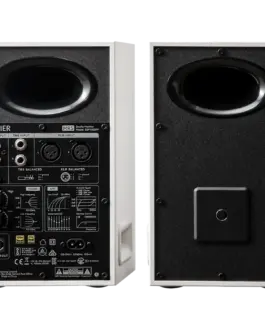 Alternative view of Тонколона Edifier MR5 Active Studio Monitors (Tri-amped), BT V6.0, Balanced XLR, Balanced TRS, RCA and AUX, which headphone output, 5-inch woofers, 3.75-inch mid-range drivers, and 1-inch silk dome tweeters, 110W (RMS), Room Acoustic Compensation, Wh