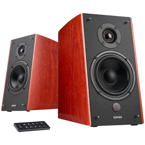 Тонколона Edifier R2000DB 2.0 Bookshelf Speakers Bluetooth 3.5mm to RCA Optical 1-inch Tweeters 5-inch Drivers 120W (RMS