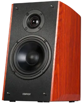 Alternative view of Тонколона Edifier R2000DB 2.0 Bookshelf Speakers, Bluetooth, 3.5mm to RCA, Optical, 1-inch Tweeters, 5-inch Drivers, 120W (RMS), Control Knobs and Remote Control, Brown