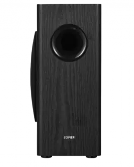 Alternative view of Тонколона Edifier T5s Powered Subwoofer, 8-inch long-throw front-firing woofer, 70 W RMS, frequency response down to 35 Hz, RCA Signal-In , Signal-Out pass-through, low-pass filter & phase control, auto-standby feature, Black