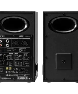 Alternative view of Тонколона Edifier MR5 Active Studio Monitors (Tri-amped), BT V6.0, Balanced XLR, Balanced TRS, RCA and AUX, which headphone output, 5-inch woofers, 3.75-inch mid-range drivers, and 1-inch silk dome tweeters, 110W (RMS), Room Acoustic Compensation, Bl