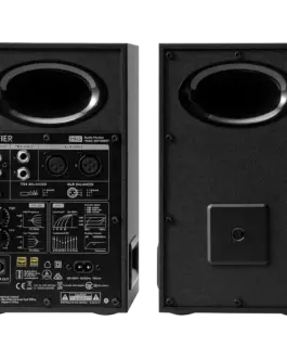Alternative view of Тонколона Edifier MR5 Active Studio Monitors (Tri-amped), BT V6.0, Balanced XLR, Balanced TRS, RCA and AUX, which headphone output, 5-inch woofers, 3.75-inch mid-range drivers, and 1-inch silk dome tweeters, 110W (RMS), Room Acoustic Compensation, Bl
