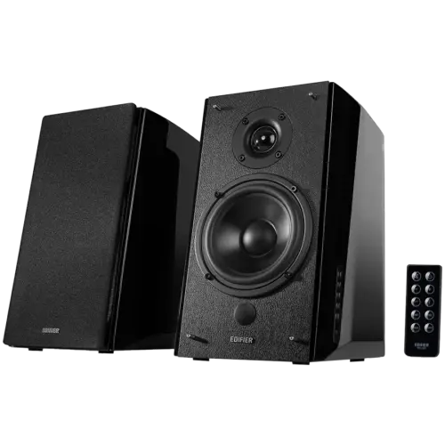 Тонколона Edifier R2000DB 2.0 Bookshelf Speakers Bluetooth 3.5mm to RCA Optical 1-inch Tweeters 5-inch Drivers 120W (RMS