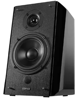 Alternative view of Тонколона Edifier R2000DB 2.0 Bookshelf Speakers, Bluetooth, 3.5mm to RCA, Optical, 1-inch Tweeters, 5-inch Drivers, 120W (RMS), Control Knobs and Remote Control, Black