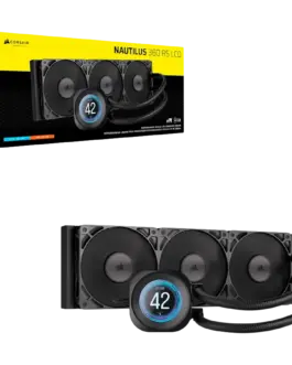 Охладител за процесор Охладител CORSAIR NAUTILUS 360 LCD 360mm Radiator Liquid CPU
