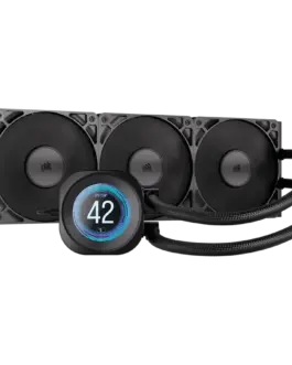 Alternative view of Охладител за процесор Охладител CORSAIR NAUTILUS 360 LCD, 360mm Radiator, Liquid CPU Cooler