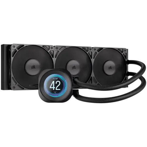 Alternative view of Охладител за процесор Охладител CORSAIR NAUTILUS 360 LCD, 360mm Radiator, Liquid CPU Cooler