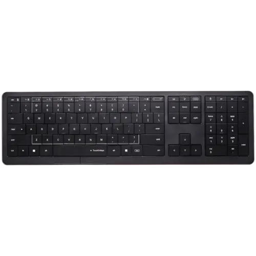 Клавиатура CLEVETURA CLVX 1 Touch-On-Keys AI Wireless Keyboard ANSI US Windows Layout Scissor Switches Aluminum Chassis
