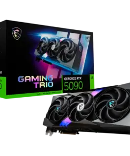 Видео карта MSI Video Card Nvidia GeForce RTX 5090 32G GAMING TRIO OC 32GB GDDR7 512bit Effective Memory Clock: 28000MHz